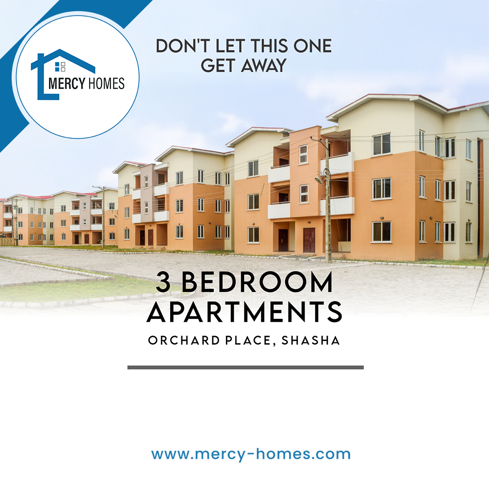 3 Bedroom Apartment ORCHARD PLACE, Shasha, Akowonjo