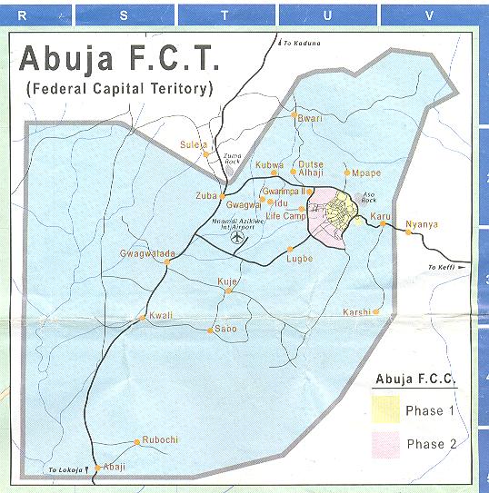 Abuja city map