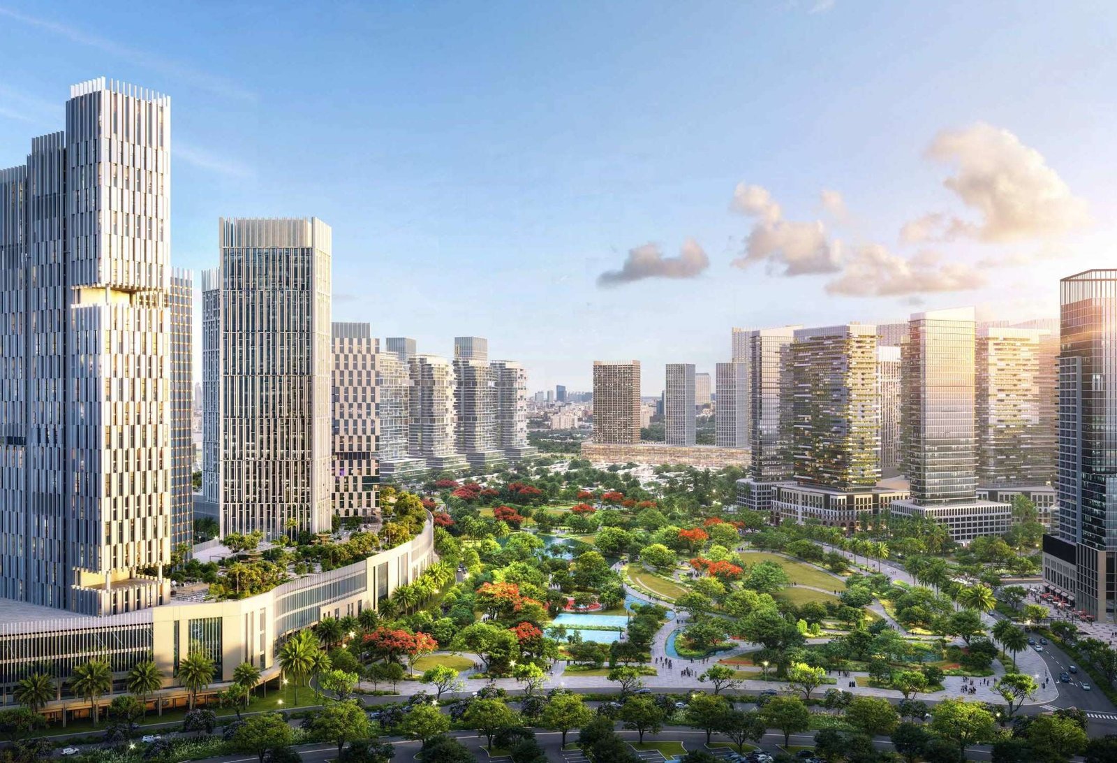 05-azizi-milan-community-view Azizi Milan | 3 Bedroom Apartment for Sale, Dubai