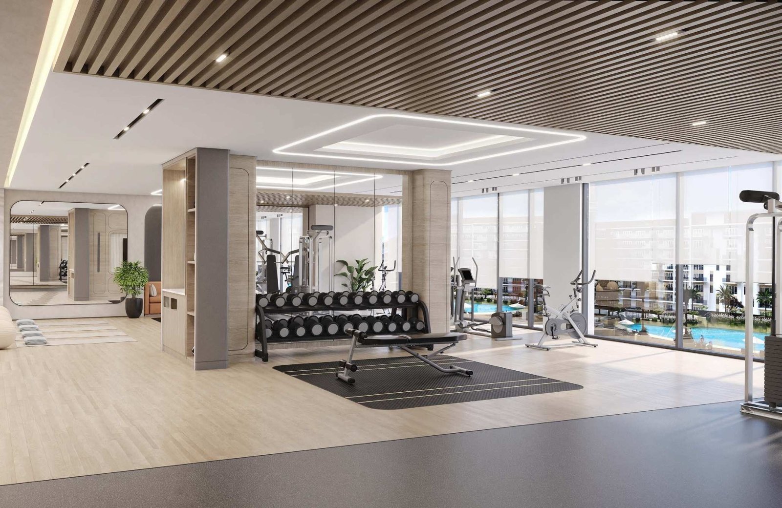 09-azizi-milan-gym Azizi Milan | 3 Bedroom Apartment for Sale, Dubai