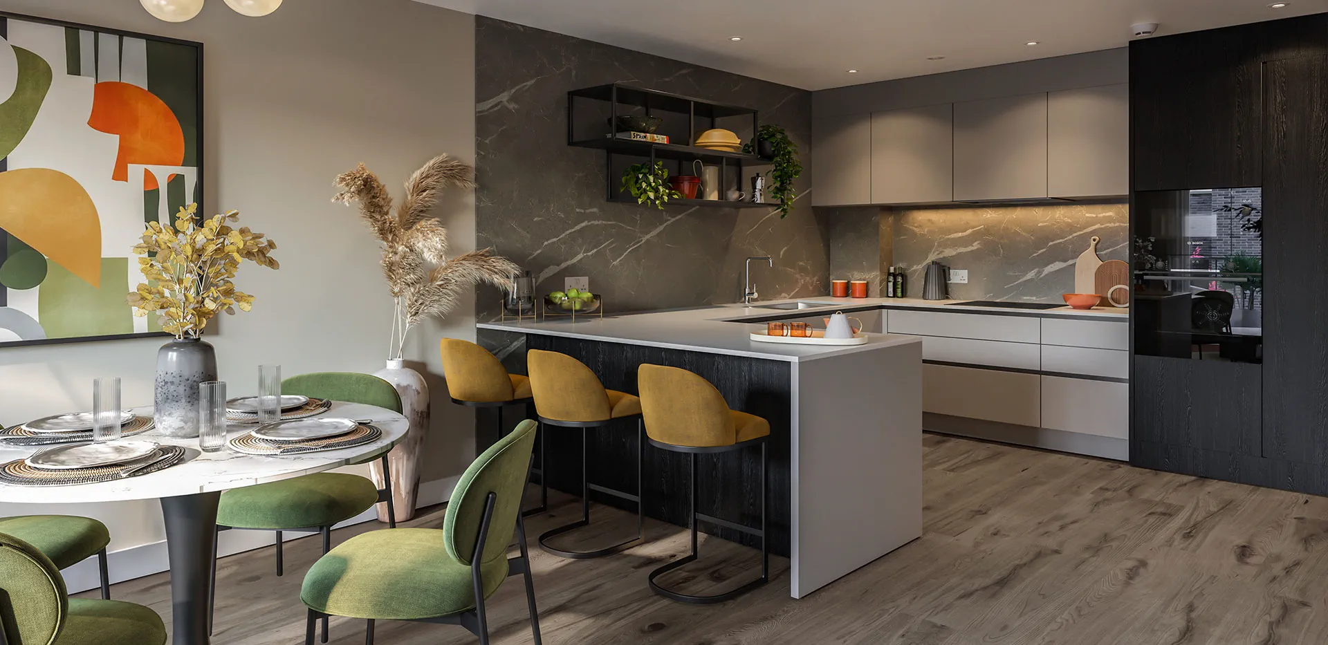 kidbrooke-village_apartments_kitchen-dining Kidbrooke Village | 1, 2, 3 & 4 Bedroom Homes for Sale, London