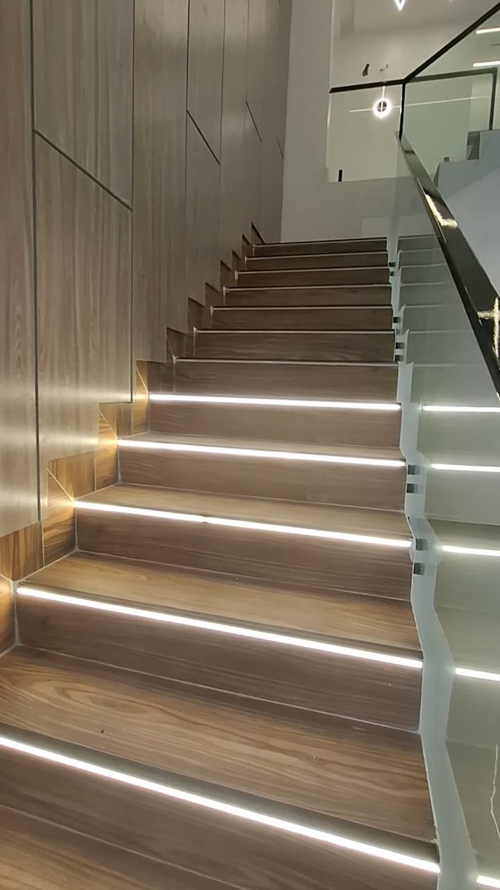 11-illuminated-staircase Diamond Estate | 5 Bedroom Fully Detached Duplex for Sale, Lagos