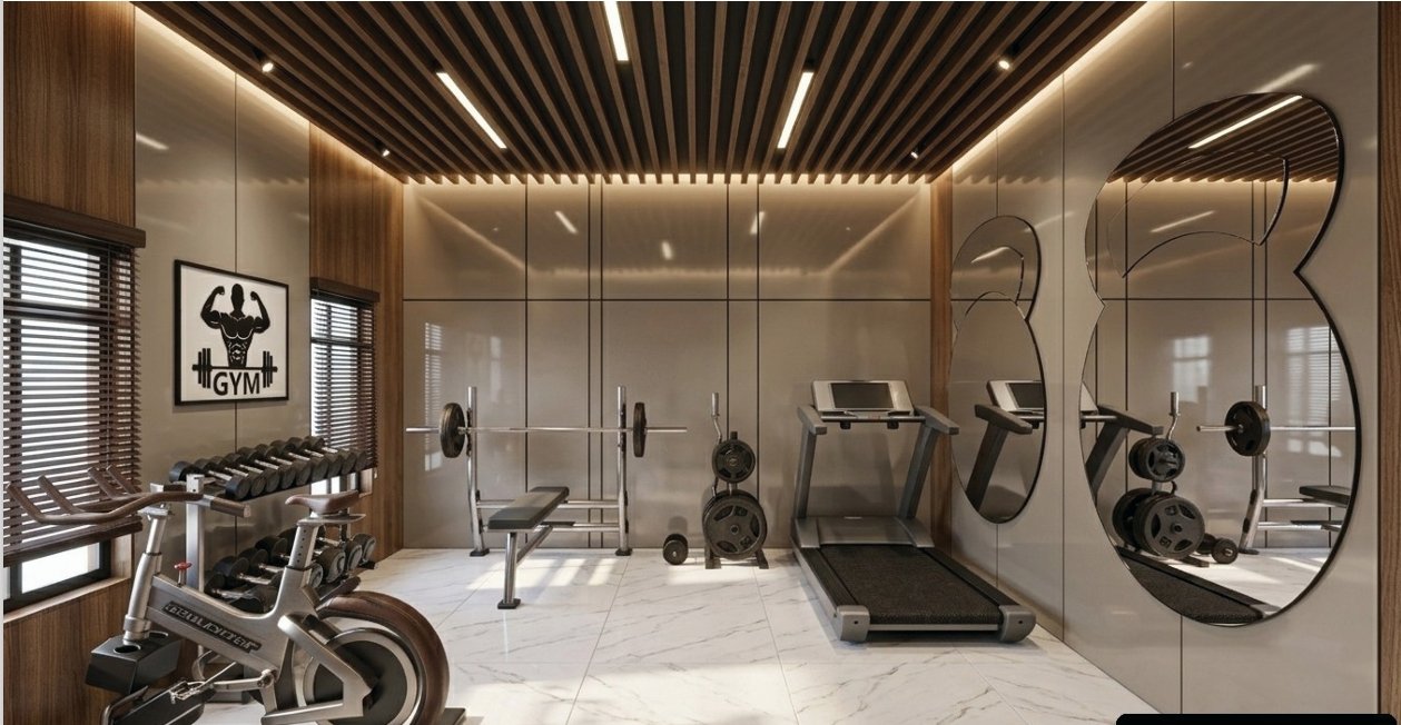 Gym DHAHAB | 2 Bedroom Serviced Apartment for Sale in Lekki