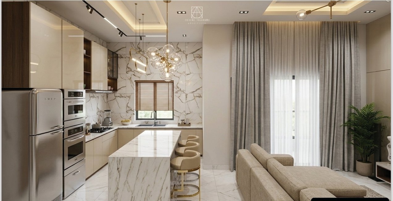 Kitchen DHAHAB | 2 Bedroom Serviced Apartment for Sale in Lekki